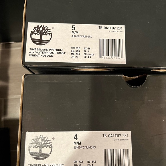 Timberland premium 6 in waterproof boot junior size - Picture 4 of 5